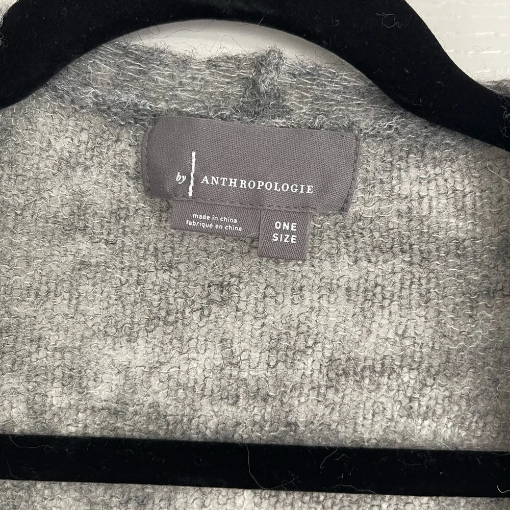 Anthropologie Lightweight Duster Kimono Grey - Picture 6 of 8